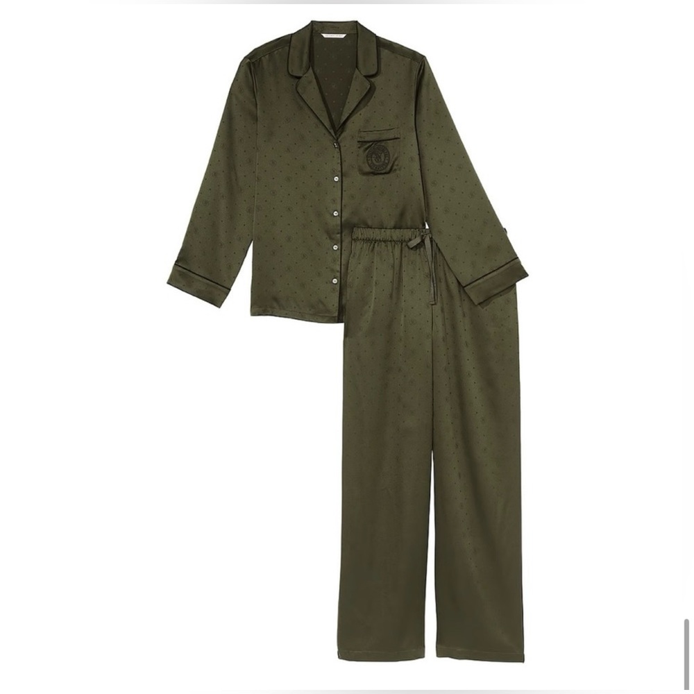 VICTORIA’S SECRET SATIN PAJAMA SET- Size SMALL